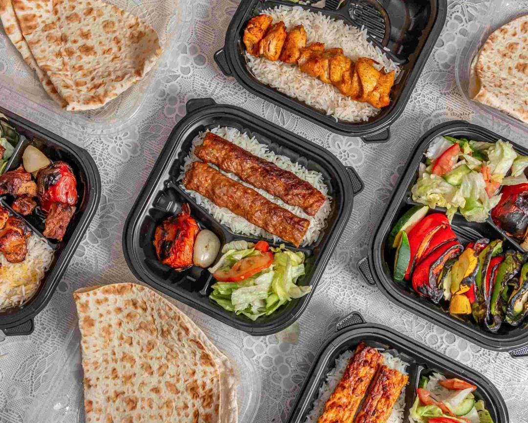 Catering spread at an event